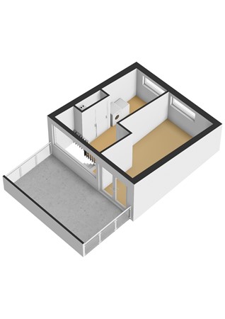 Floorplan - Bergstraat 25, 3446 DB Woerden